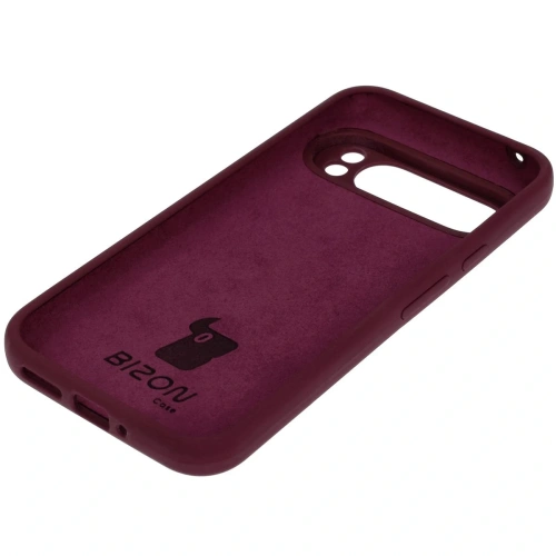 Silikonowe etui Bizon Soft Case do Google Pixel 9 Pro XL ciemnofioletowe