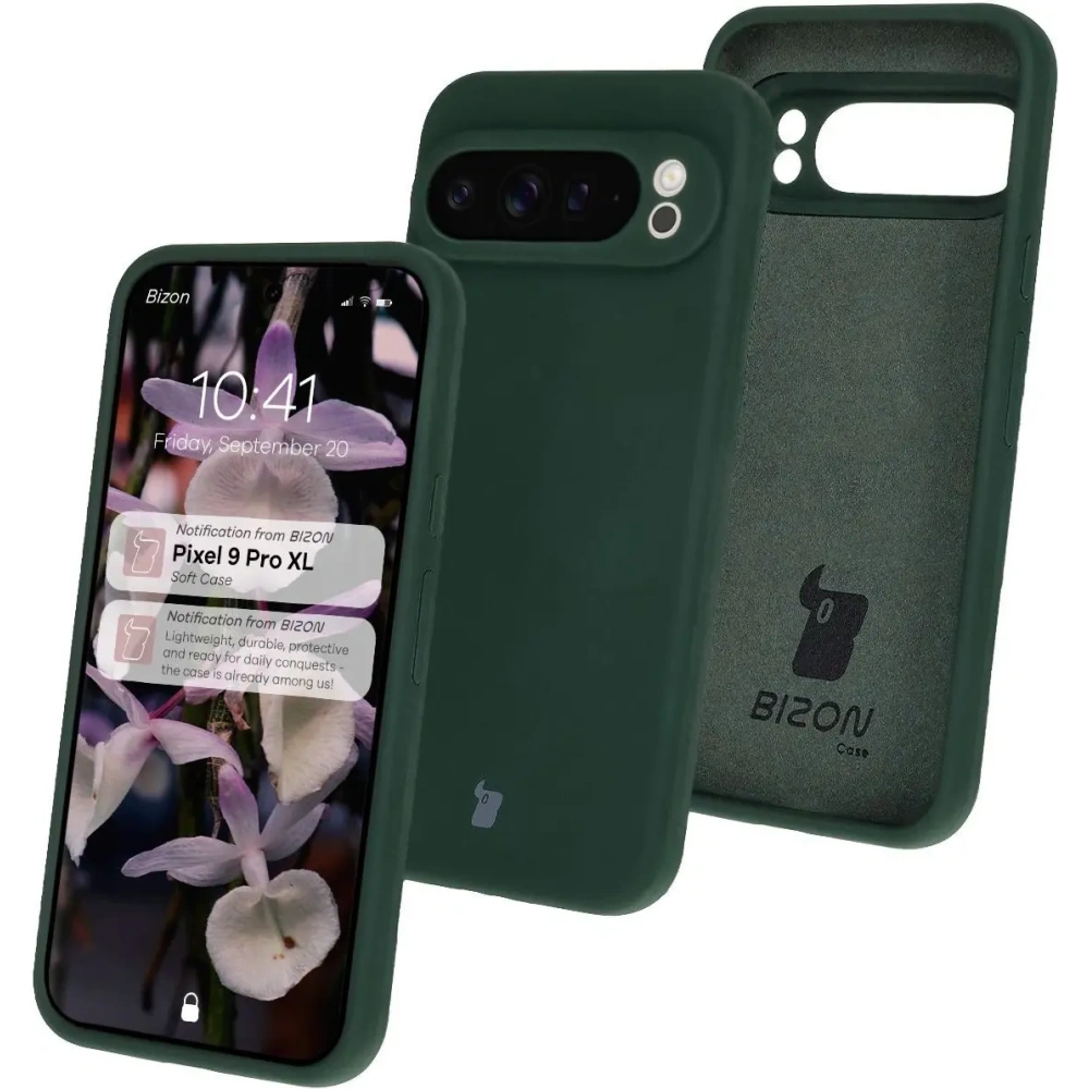 Hurtownia GSM - Bizon Soft Case Google Pixel 9 Pro XL verde închis - BIZ7279 - {ean13} - Hurt