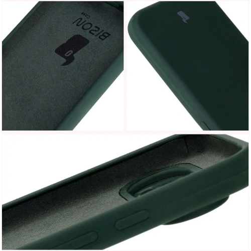 Silikonowe etui Bizon Soft Case do Google Pixel 9 Pro XL ciemnozielone