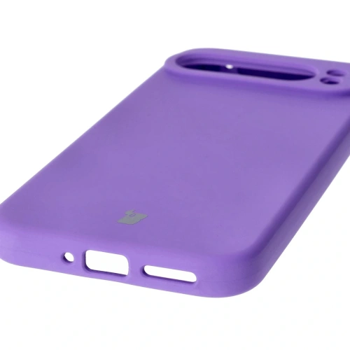 Silikonowe etui Bizon Soft Case do Google Pixel 9 Pro XL fioletowe