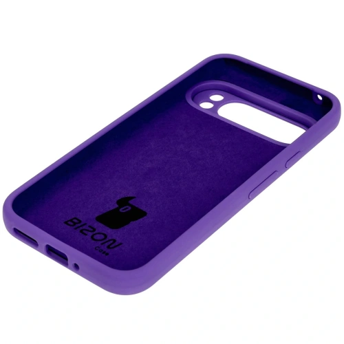 Silikonowe etui Bizon Soft Case do Google Pixel 9 Pro XL fioletowe