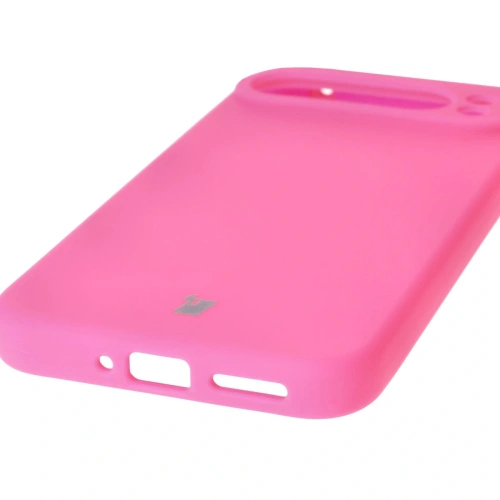 Silikonowe etui Bizon Soft Case do Google Pixel 9 Pro XL neonowo-różowe