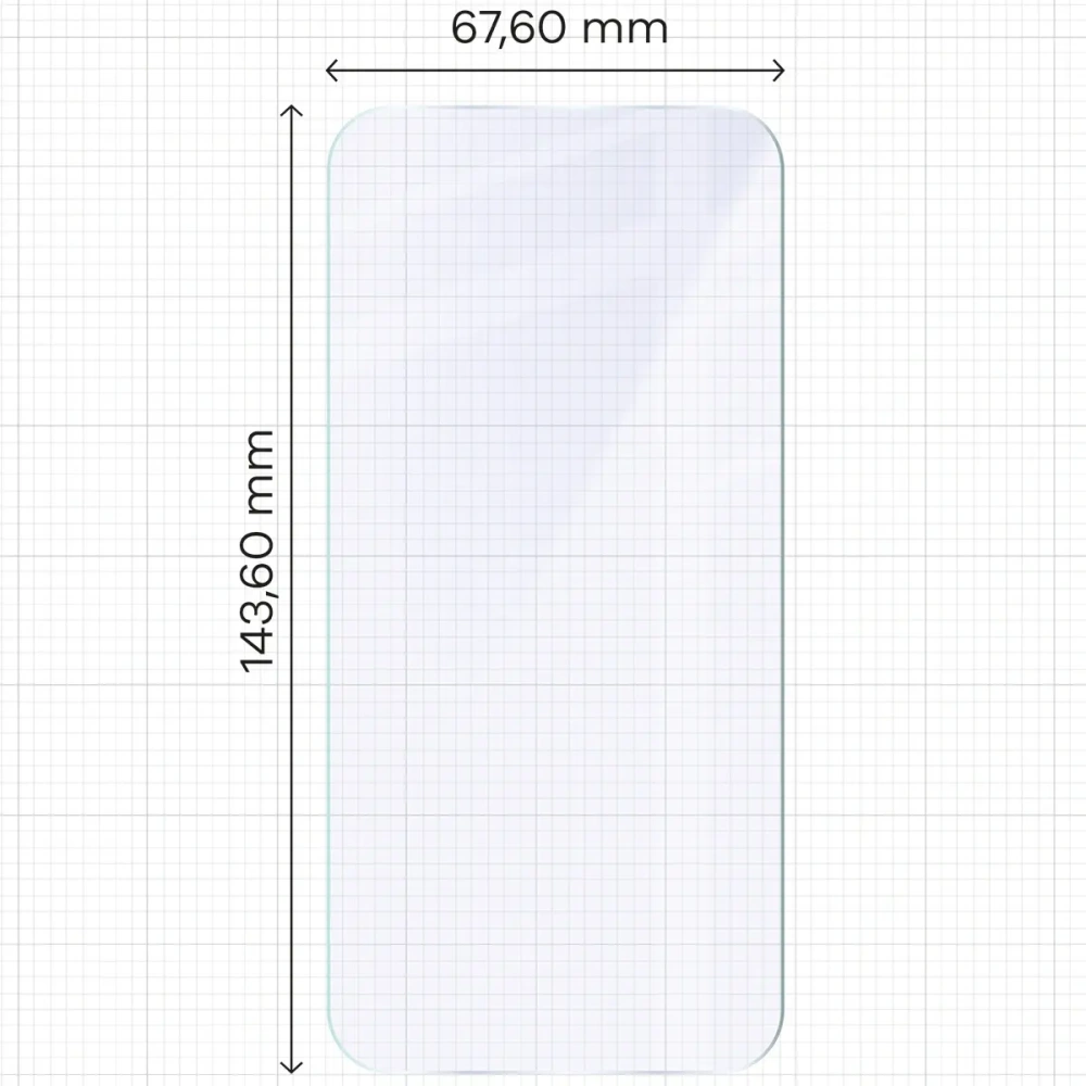 Wholesale Bizon Glass Mule Flexible hybrid glass Apple iPhone 16 - BIZ7283 - {ean13} - Hurt