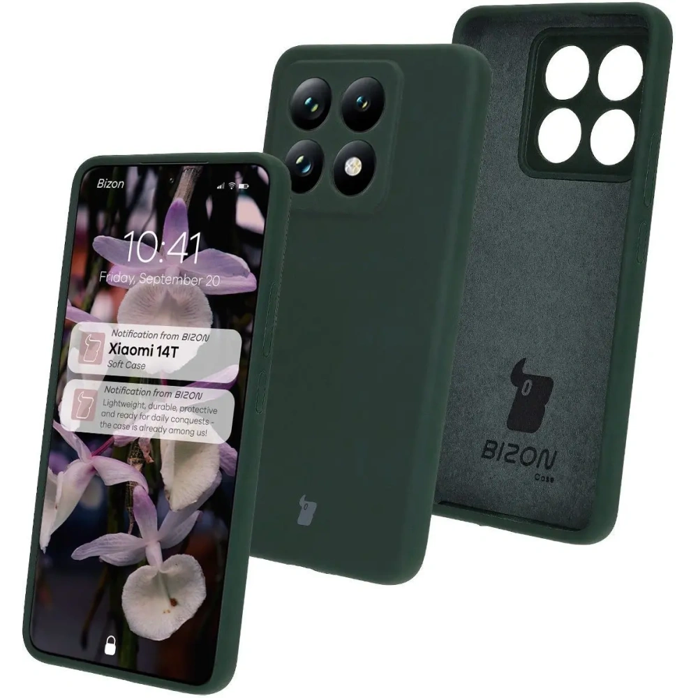 Hurtownia GSM - Bizon Soft Case Xiaomi Redmi 14C 4G / Poco C75 dunkelgrün - BIZ7291 - {ean13} - Hurt
