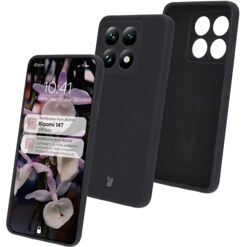 Silikonowe etui Bizon Soft Case do Xiaomi Redmi 14C 4G / Poco C75 czarne