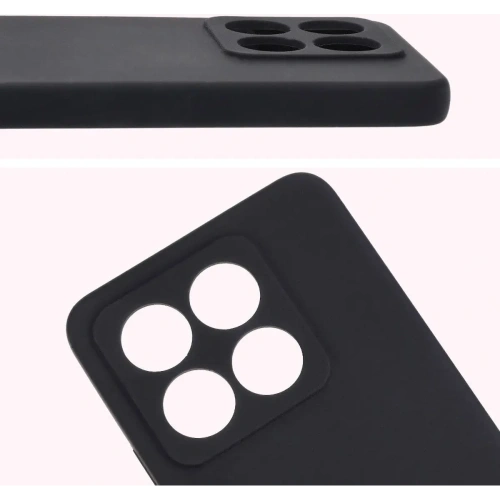 Silikonowe etui Bizon Soft Case do Xiaomi Redmi 14C 4G / Poco C75 czarne