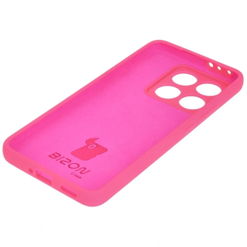 Silikonowe etui Bizon Soft Case do Xiaomi Redmi 14C 4G / Poco C75 neonowo-różowe