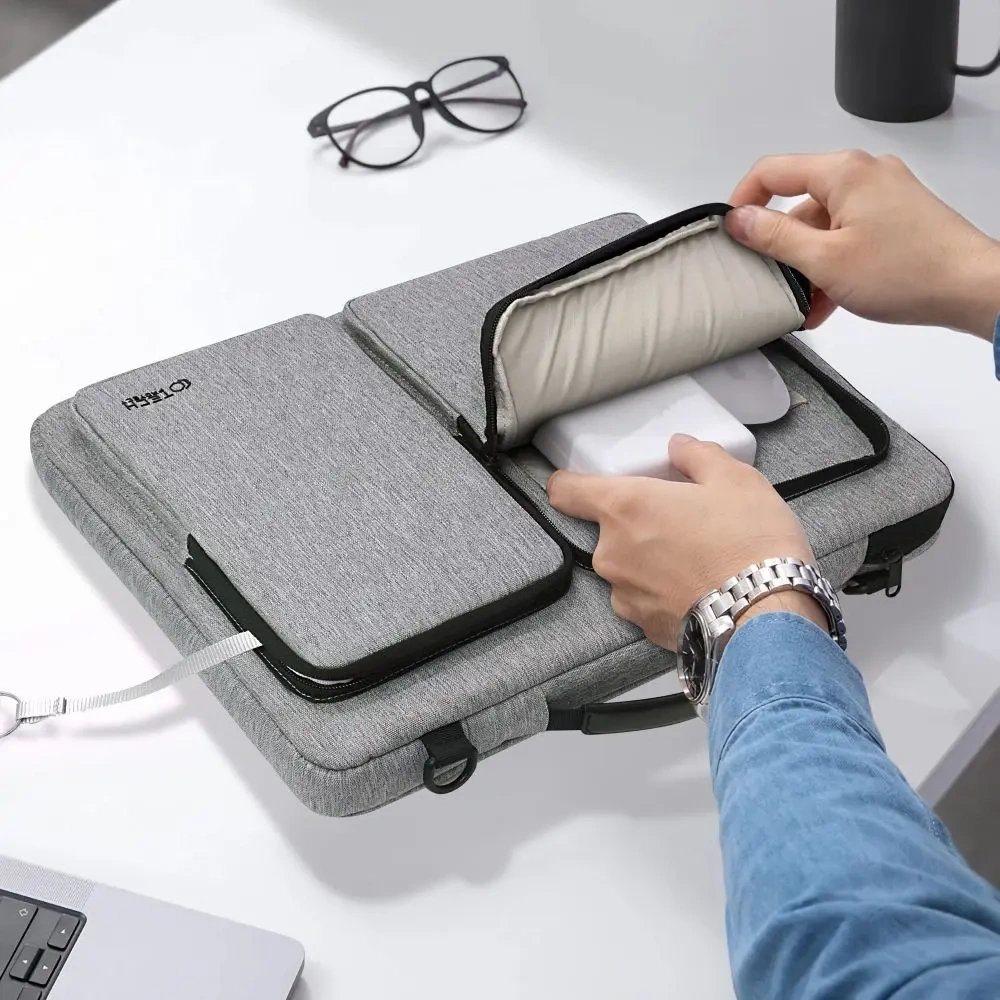 Wholesale Tech-Protect Defender Bag Laptop 15-16 Crayon Grey - THP3652 - {ean13} - Hurt