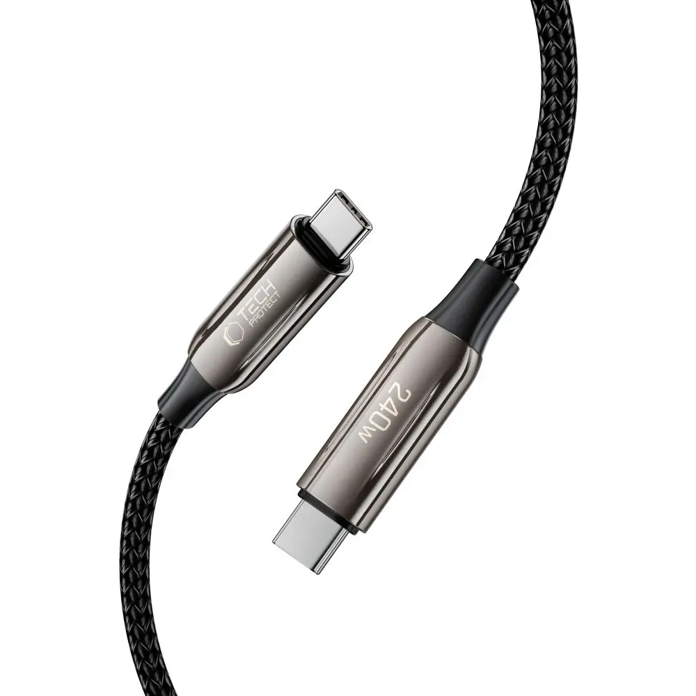 Hurtownia GSM - Tech-Protect UB10T Ultraboost USB-C / USB-C Kábel PD240W/QC4.0 100cm Fekete - THP3656 - {ean13} - Hurt