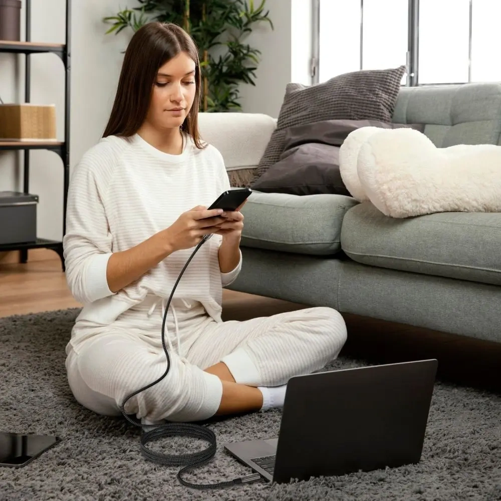 Hurtownia GSM - Kabel Tech-Protect UB10T Ultraboost USB-C / USB-C kabel PD240W/QC4.0 200cm černý - THP3657 - {ean13} - Hurt