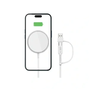 Hurtownia GSM - Tech-Protect QI15W-A44 Magnetic MagSafe Vezeték nélküli Töltő Fehér - THP3658 - {ean13} - Hurt
