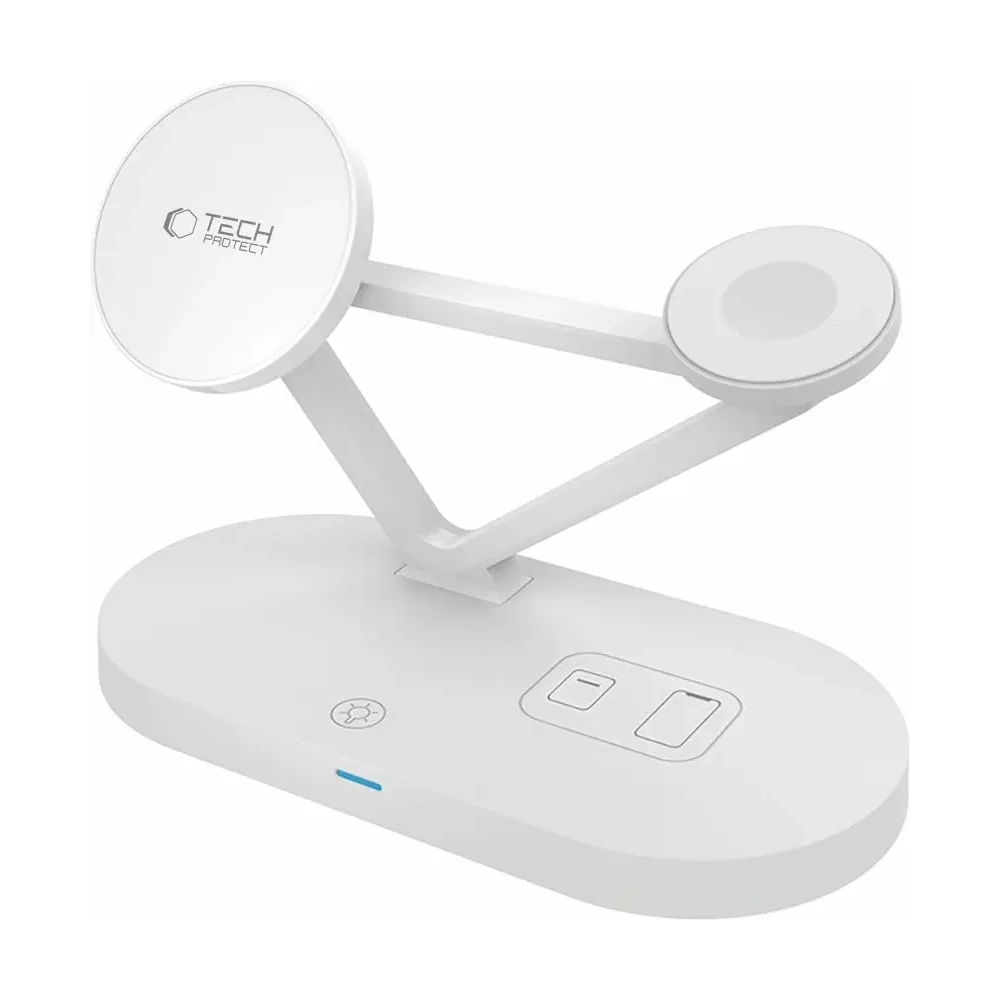 Hurtownia GSM - Tech-Protect QI15W-A41 3in1 Magnetic MagSafe Vezeték nélküli Töltő Fehér - THP3663 - {ean13} - Hurt