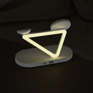 Wholesale Tech-Protect QI15W-A41 3in1 Magnetic MagSafe Wireless Charger White - THP3663 - {ean13} - Hurt