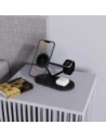 Hurtownia GSM - Ładowarka bezprzewodowa Tech-Protect QI15W-A41 3in1 Magnetic MagSafe Wireless Charger Black - THP3664 - {ean13} - Hurt