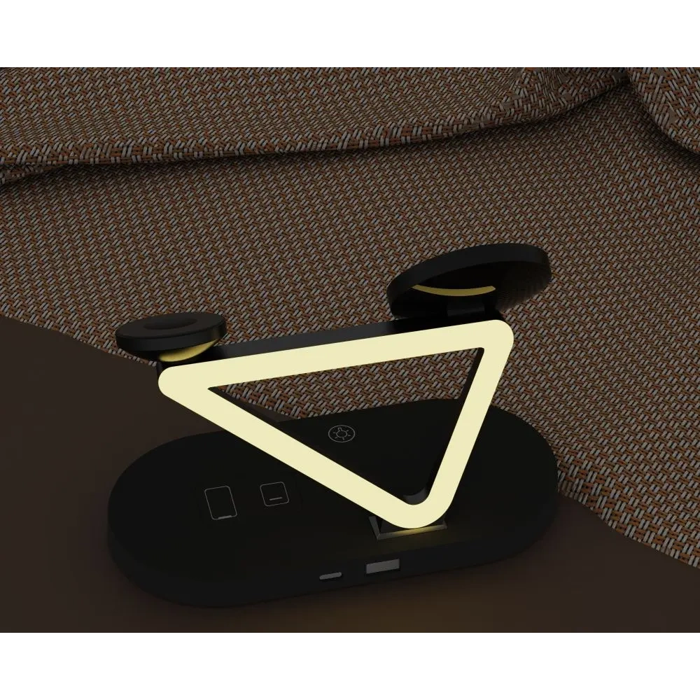 Wholesale Tech-Protect QI15W-A41 3in1 Magnetic MagSafe Wireless Charger Black - THP3664 - {ean13} - Hurt