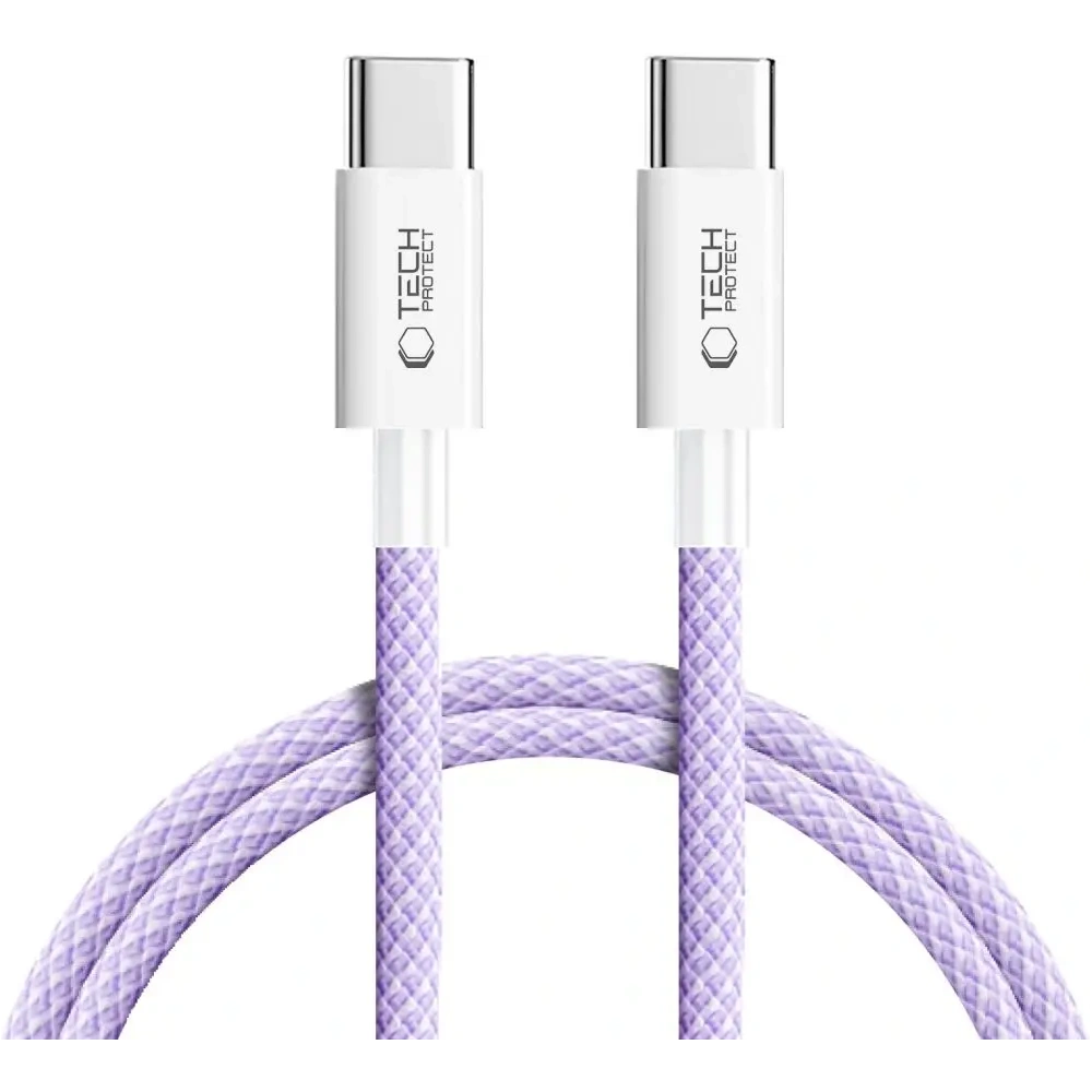 Hurtownia GSM - Tech-Protect Cablu Ultraboost Lite USB-C / USB-C PD60W/3A 100cm Mauve - THP3665 - {ean13} - Hurt