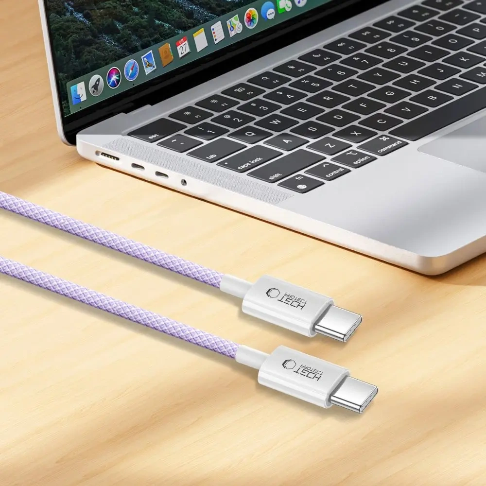 Hurtownia GSM - Tech-Protect Ultraboost Lite USB-C / USB-C Kábel PD60W/3A 200cm Mályva - THP3670 - {ean13} - Hurt