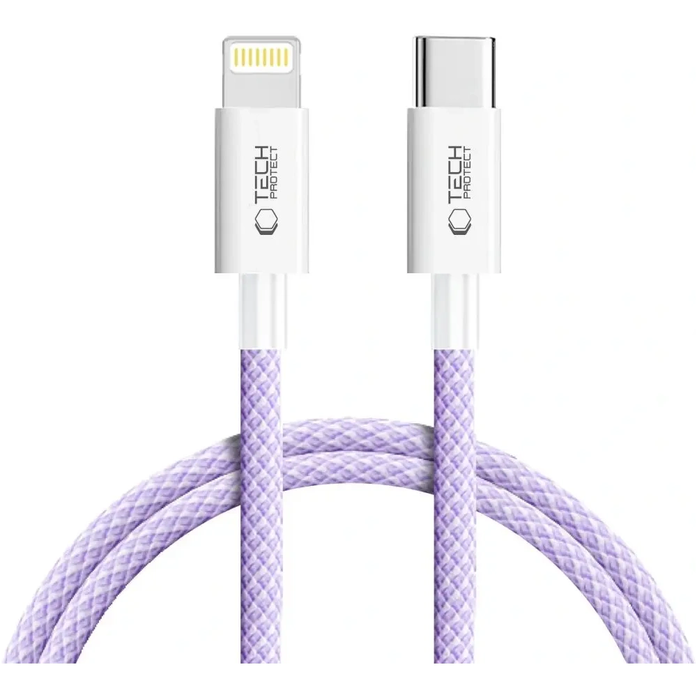 Hurtownia GSM - Tech-Protect Ultraboost Lite USB-C / Lightning Kabel PD27W/3A 100cm Mauve - THP3671 - {ean13} - Hurt
