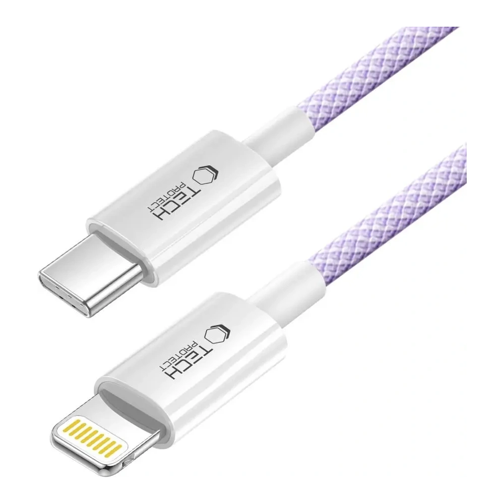 Hurtownia GSM - Tech-Protect Ultraboost Lite USB-C / Lightning Kabel PD27W/3A 100cm Mauve - THP3671 - {ean13} - Hurt