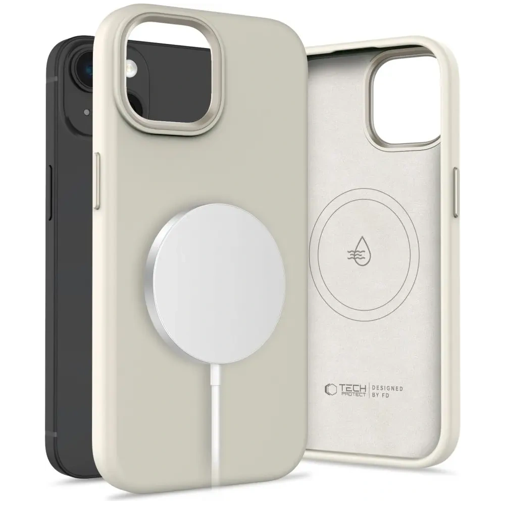 Hurtownia GSM - Tech-Protect Szilikon Pure MagSafe Apple iPhone 15 Kozmikus Latte - THP3674 - {ean13} - Hurt