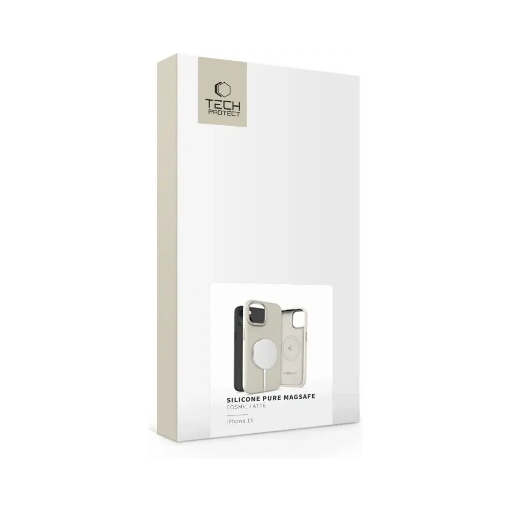 Hurtownia GSM - Tech-Protect Silicon Pur MagSafe Apple iPhone 15 Cosmic Latte - THP3674 - {ean13} - Hurt