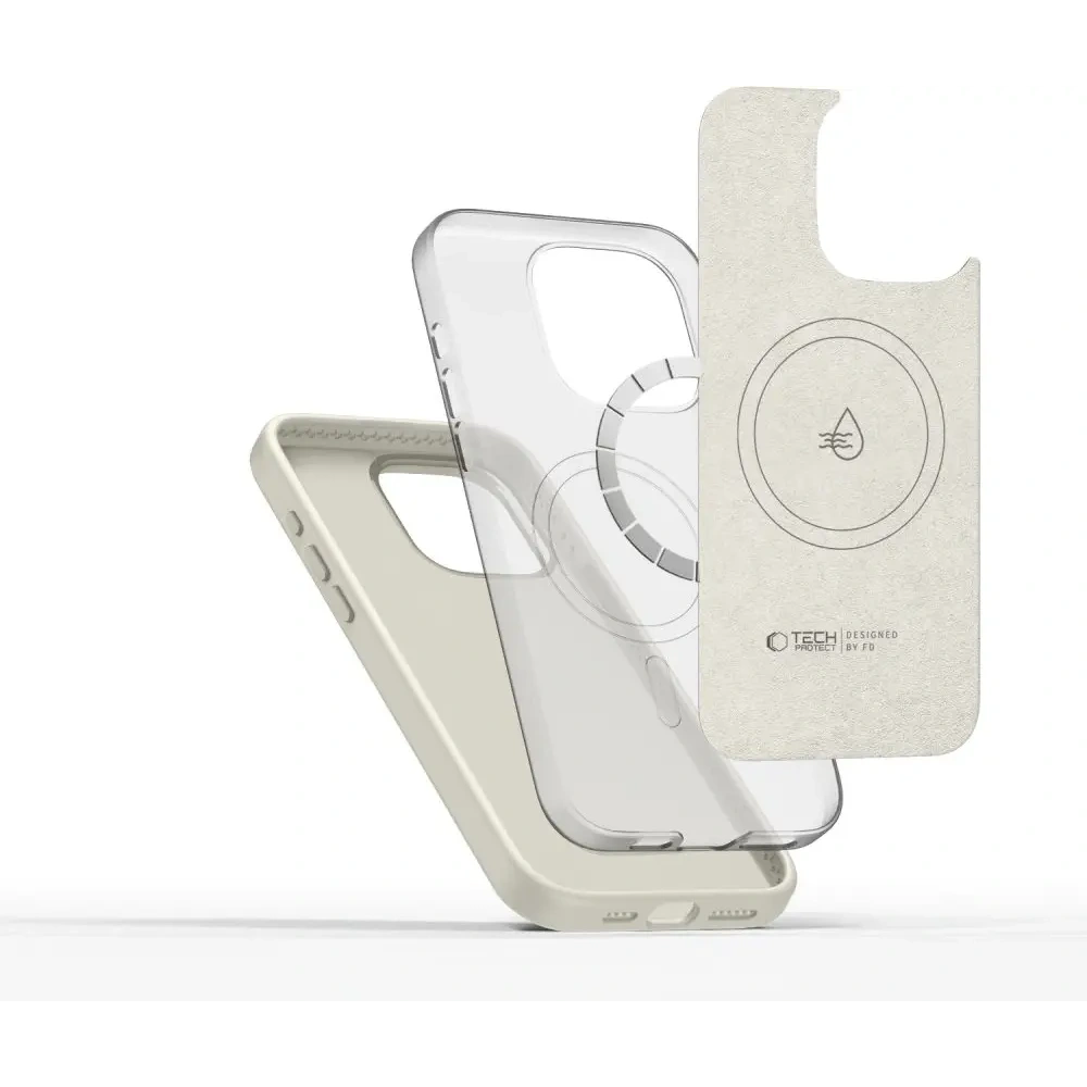 Hurtownia GSM - Tech-Protect Silicone Pure MagSafe Apple iPhone 15 Pro Kosmischer Latte - THP3675 - {ean13} - Hurt
