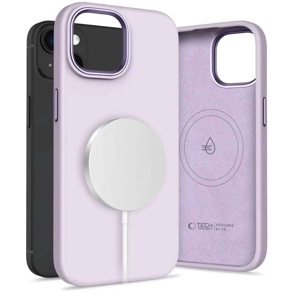 Wholesale Tech-Protect Silicone Pure MagSafe Apple iPhone 15 Mauve - THP3677 - {ean13} - Hurt
