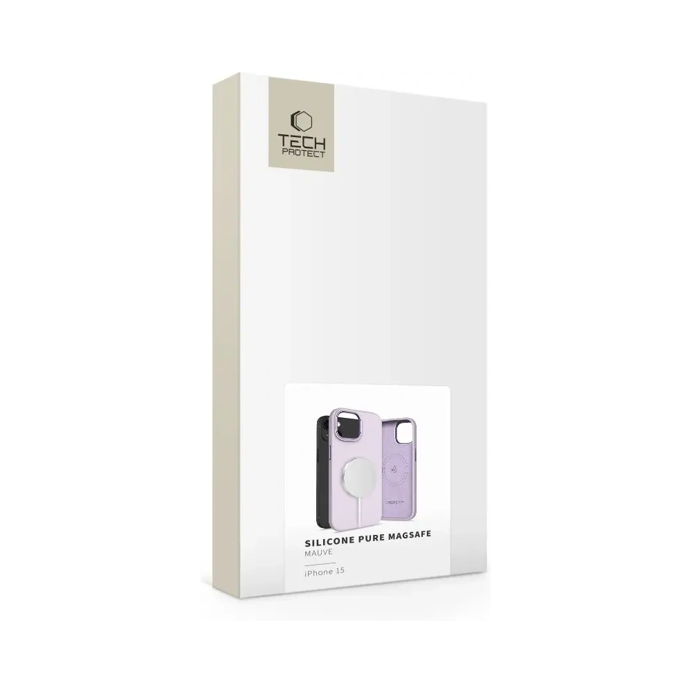 Wholesale Tech-Protect Silicone Pure MagSafe Apple iPhone 15 Mauve - THP3677 - {ean13} - Hurt