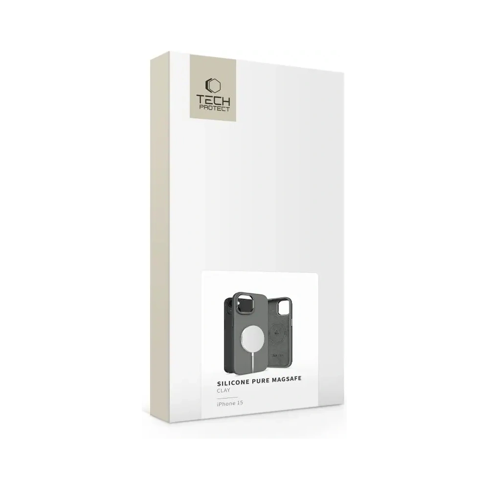 Hurtownia GSM - Tech-Protect Silicon Pure MagSafe Apple iPhone 15 Clay - THP3679 - {ean13} - Hurt