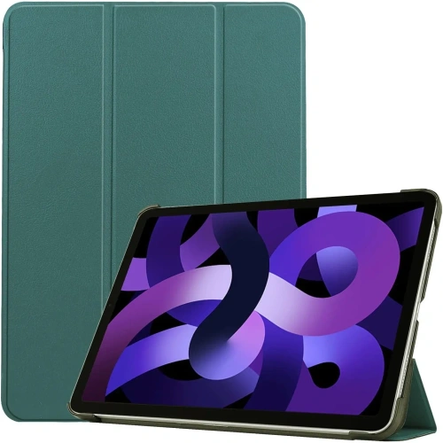 Etui Bizon Case Tab Croc do Apple iPad Air 6 10.9" 2024 / iPad Air 5 10.9 2022 / Air 4 10.9 2020 ciemnozielone