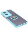 Hurtownia GSM - Bizon Case Hybrid Ring Oppo A79 5G rauchig mit einem hellblauen Rahmen - BIZ7867 - {ean13} - Hurt