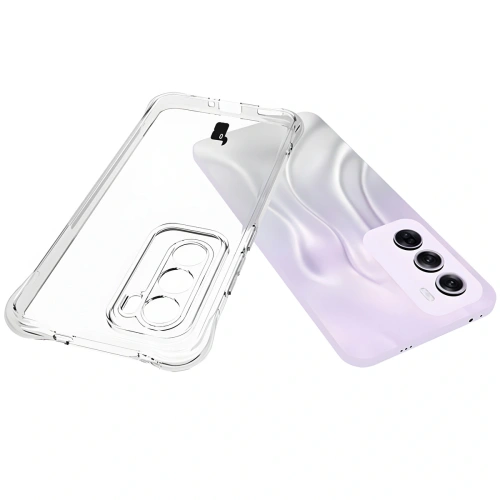 Elastyczne etui Bizon Case Salpa do Oppo Reno 12 Pro przezroczyste