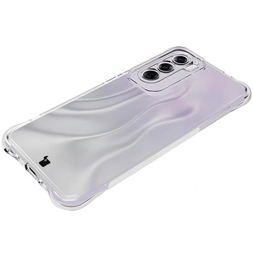 Elastyczne etui Bizon Case Salpa do Oppo Reno 12 Pro przezroczyste