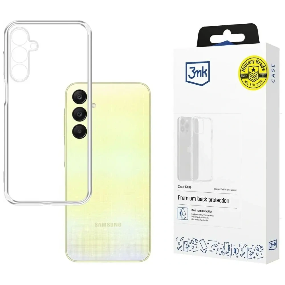 Hurtownia GSM - Etui 3MK Clear Case Samsung Galaxy A25 5G - 3MK15844 - {ean13} - Hurt