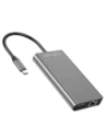 4smarts HUB 8in1 DeX Mode USB-C / 2xUSB-A 3.0, USB-C, HDMI 1.4, SD/TF, VGA, Ethernet RJ-45, 3.5mm grey