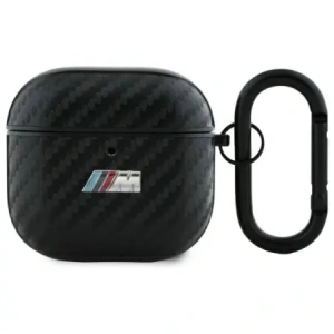 Hurtownia GSM - Etui BMW BMA4CMPUCA Apple AirPods 4 kryt PU Carbon M Collection černý/black - BMW798 - {ean13} - Hurt