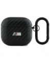 Etui BMW BMA4CMPUCA Apple AirPods 4 kryt PU Carbon M Collection černý/black