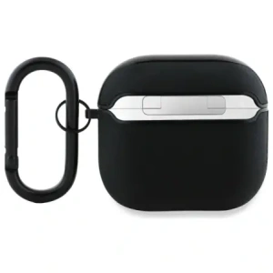 Hurtownia GSM - Etui BMW BMA4SSLBK Apple AirPods 4 kryt Pravá kůže Stříbrné logo černý/black - BMW799 - {ean13} - Hurt