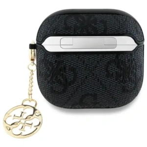 Hurtownia GSM - Etui Guess GUA4G4GSMK Apple AirPods 4 kryt 4G Charm Collection černý/black - GUE4212 - {ean13} - Hurt