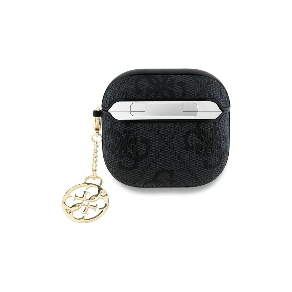 Hurtownia GSM - Etui Guess GUA4G4GSMK Apple AirPods 4 cover 4G Charm Collection czarny/black - GUE4212 - {ean13} - Hurt