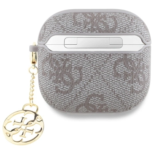 Etui Guess GUA4G4GSMP Apple AirPods 4 cover 4G Charm Collection różowy/pink