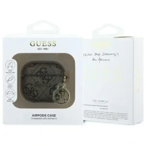 Hurtownia GSM - Guess GUA4G4GSMW Apple AirPods 4 Hülle 4G Charm Kollektion braun - GUE4214 - {ean13} - Hurt