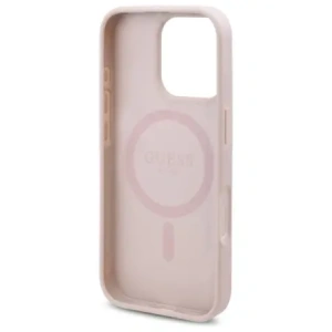 Hurtownia GSM - Etui Guess GUHMP16LP4ROPEMCP Apple iPhone 16 Pro hardcase 4G Flowers Print MagSafe růžový/pink - GUE4216 - {ean13} - Hurt