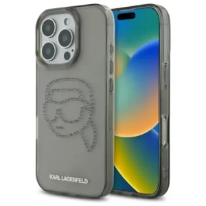 Hurtownia GSM - Karl Lagerfeld KLHCP16XHKHDCELK Apple iPhone 16 Pro Max hardcase IML Rhinestones Karl Head negru - KLD21849 - {ean13} - Hurt