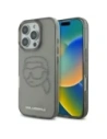 Karl Lagerfeld KLHCP16XHKHDCELK Apple iPhone 16 Pro Max keménytok IML strasszokkal Karl fej fekete