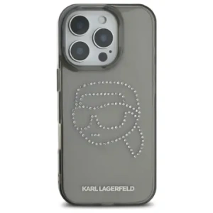 Hurtownia GSM - Karl Lagerfeld KLHCP16XHKHDCELK Apple iPhone 16 Pro Max hardcase IML Rhinestones Karl Head negru - KLD21849 - {ean13} - Hurt