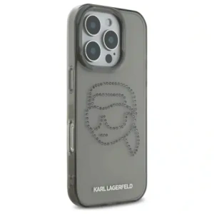Hurtownia GSM - Karl Lagerfeld KLHCP16XHKHDCELK Apple iPhone 16 Pro Max keménytok IML strasszokkal Karl fej fekete - KLD21849 - {ean13} - Hurt