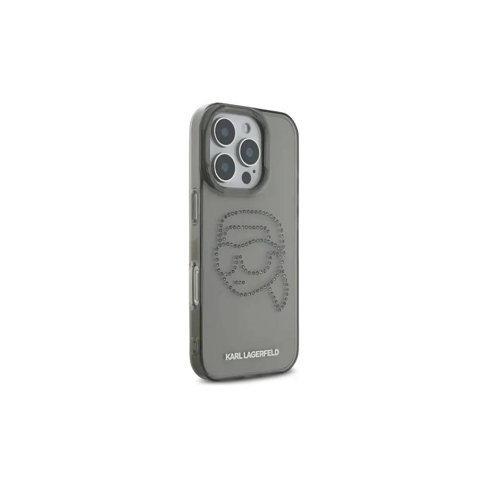 Hurtownia GSM - Etui Karl Lagerfeld KLHCP16XHKHDCELK Apple iPhone 16 Pro Max hardcase IML Rhinestones Karl Head czarny/black - KLD21849 - {ean13} - Hurt