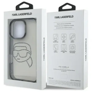 Hurtownia GSM - Karl Lagerfeld KLHCP16XHKHDCELK Apple iPhone 16 Pro Max hardcase IML Rhinestones Karl Head negru - KLD21849 - {ean13} - Hurt