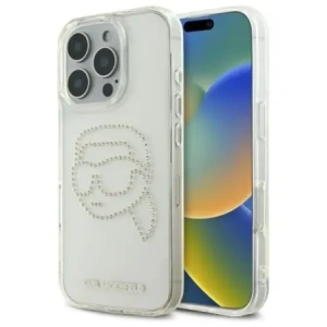 Hurtownia GSM - Karl Lagerfeld KLHCP16XHKHDCELT Apple iPhone 16 Pro Max hardcase IML Rhinestones Karl Head transparent - KLD21850 - {ean13} - Hurt